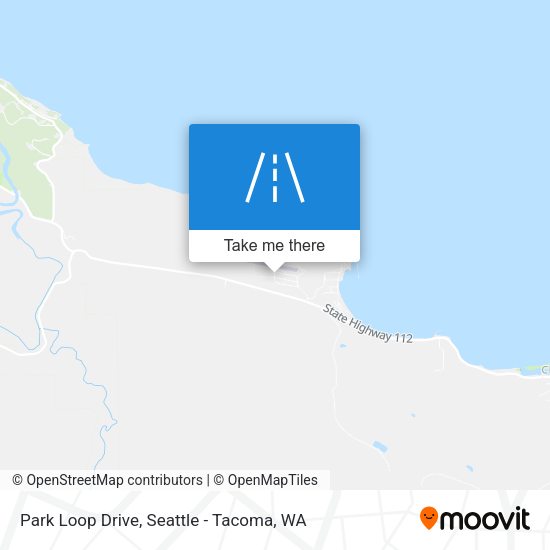 Park Loop Drive map