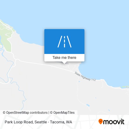 Mapa de Park Loop Road