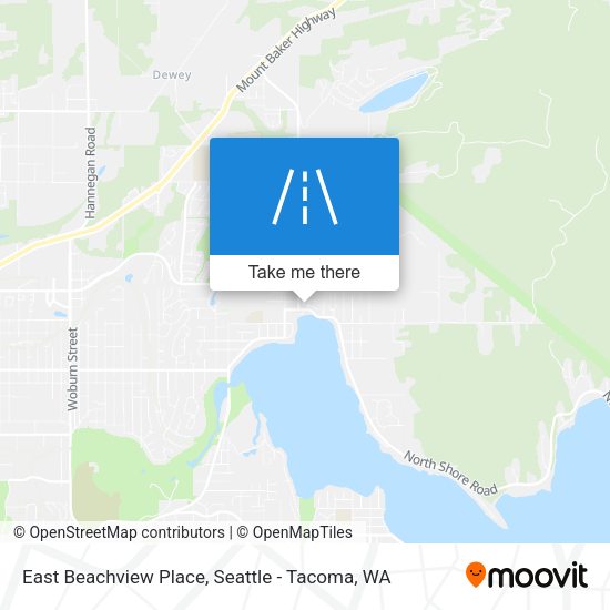 East Beachview Place map