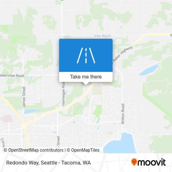 Redondo Way map