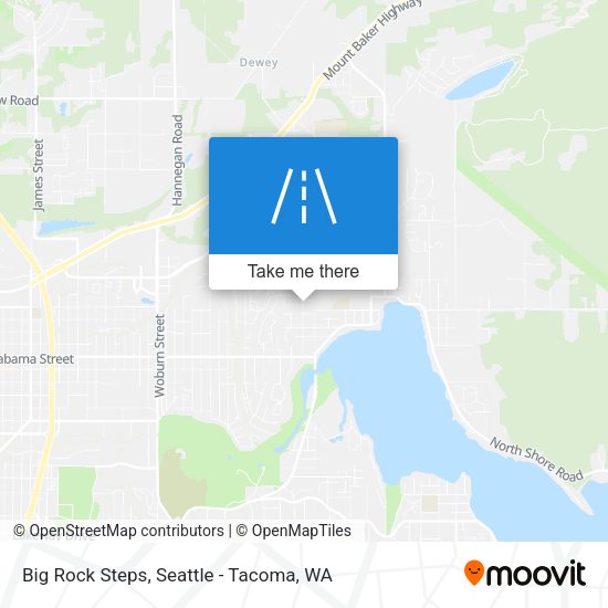 Big Rock Steps map