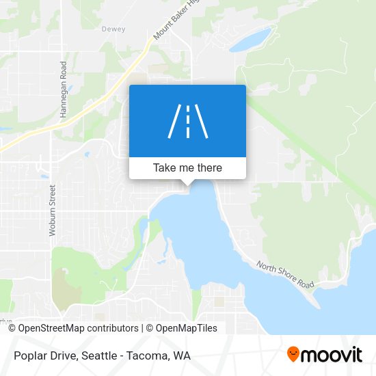 Poplar Drive map