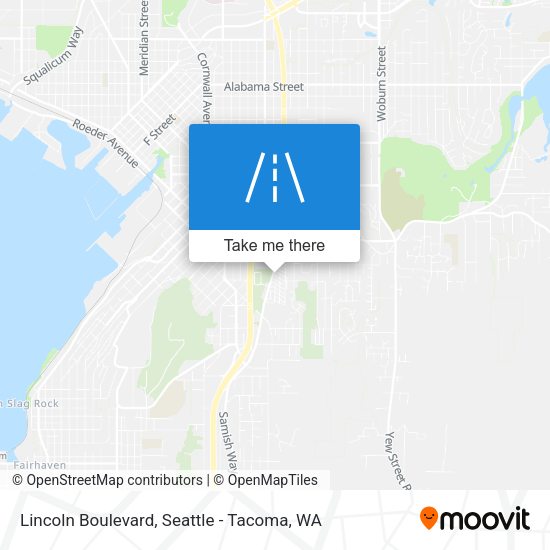 Mapa de Lincoln Boulevard