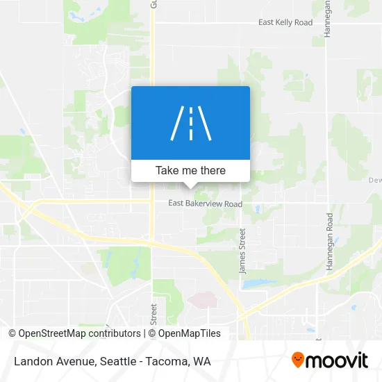 Landon Avenue map