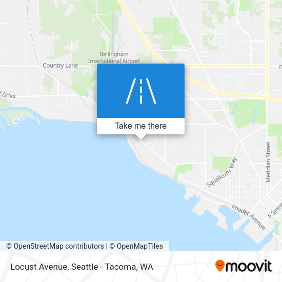 Locust Avenue map