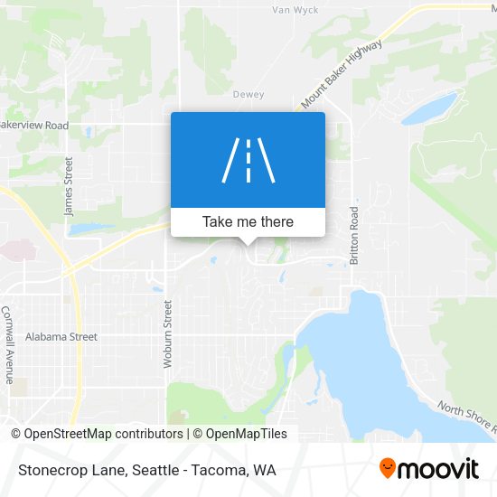 Stonecrop Lane map