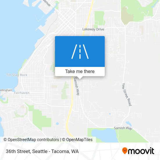 Mapa de 36th Street
