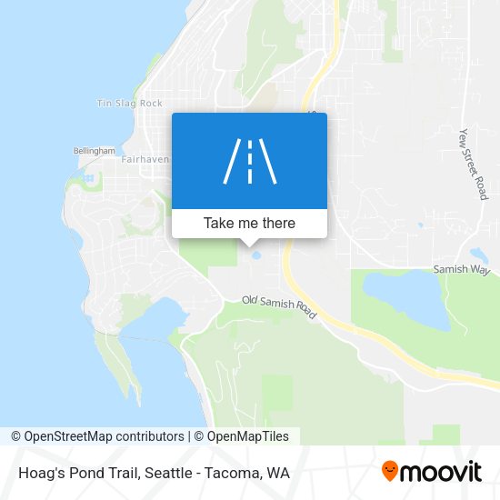 Hoag's Pond Trail map