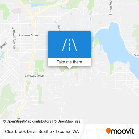 Clearbrook Drive map
