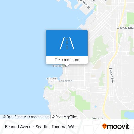 Mapa de Bennett Avenue