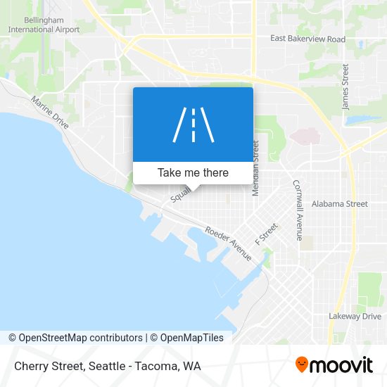 Cherry Street map