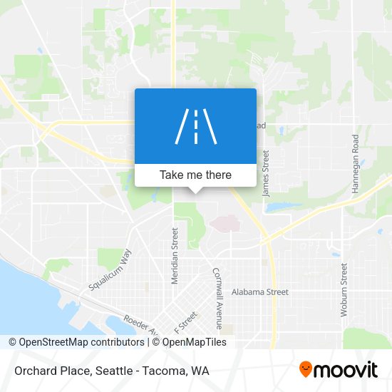 Mapa de Orchard Place