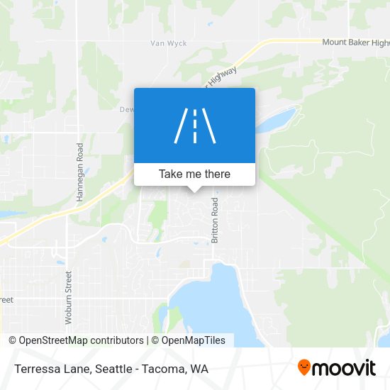Terressa Lane map