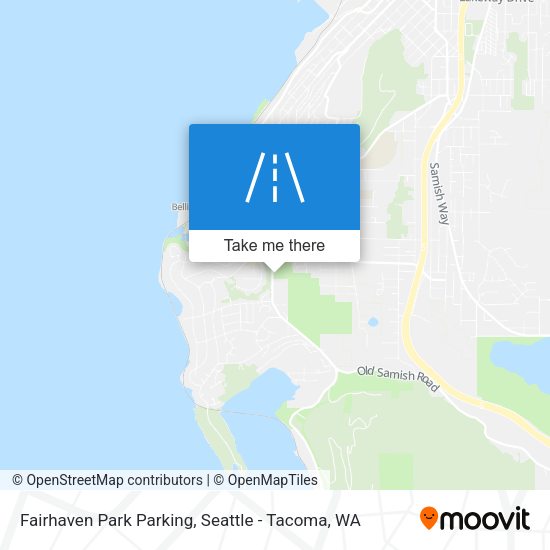 Mapa de Fairhaven Park Parking