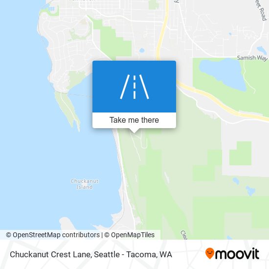 Chuckanut Crest Lane map