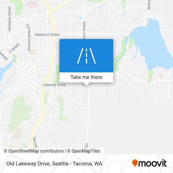 Old Lakeway Drive map