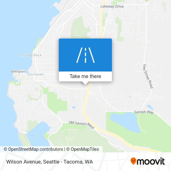 Mapa de Wilson Avenue