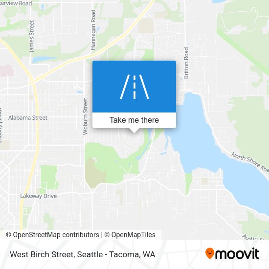 Mapa de West Birch Street