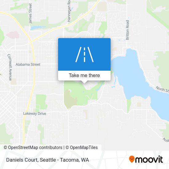 Daniels Court map