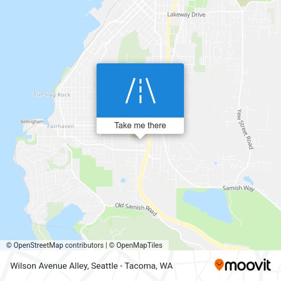 Mapa de Wilson Avenue Alley