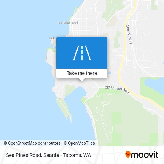 Sea Pines Road map