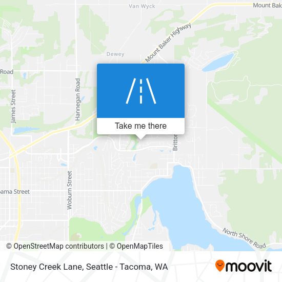 Stoney Creek Lane map