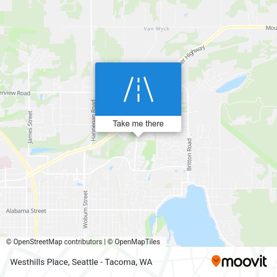 Westhills Place map