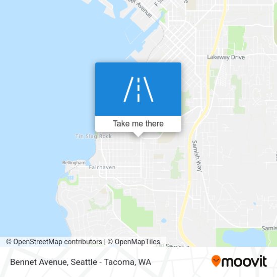 Mapa de Bennet Avenue