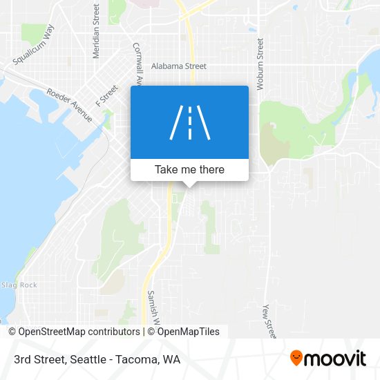 3rd Street map