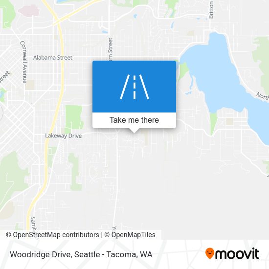 Woodridge Drive map