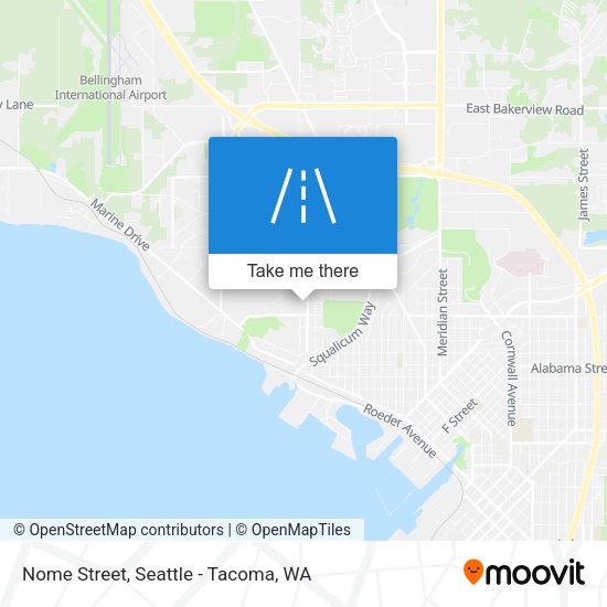 Nome Street map