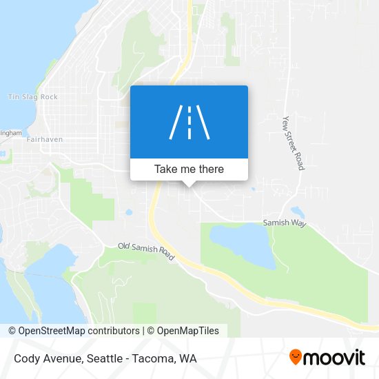 Cody Avenue map