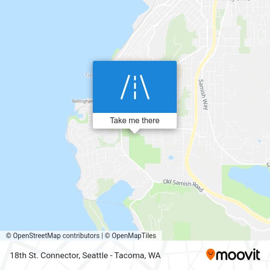 Mapa de 18th St. Connector