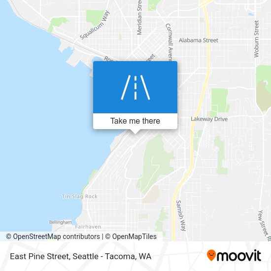 Mapa de East Pine Street