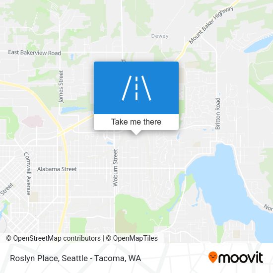 Mapa de Roslyn Place