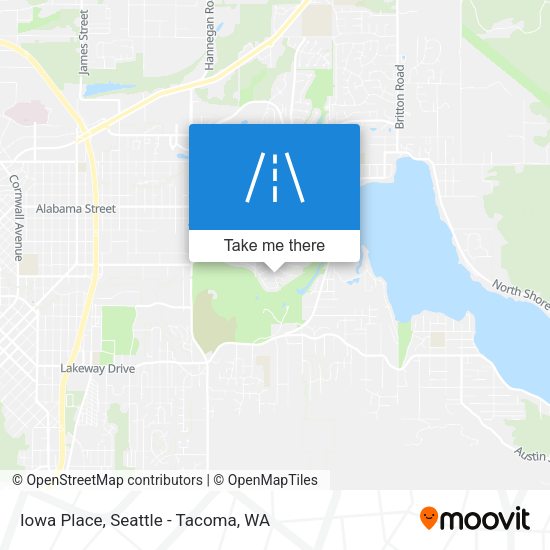 Iowa Place map