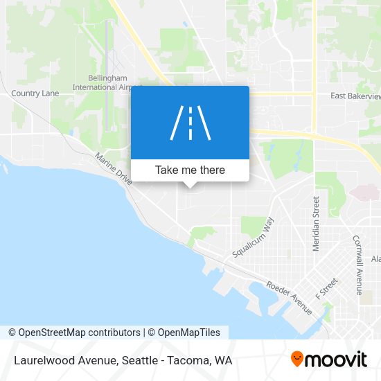 Laurelwood Avenue map
