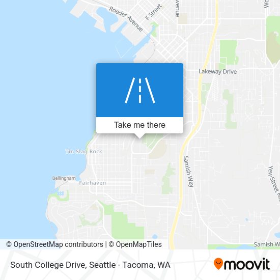 South College Drive map