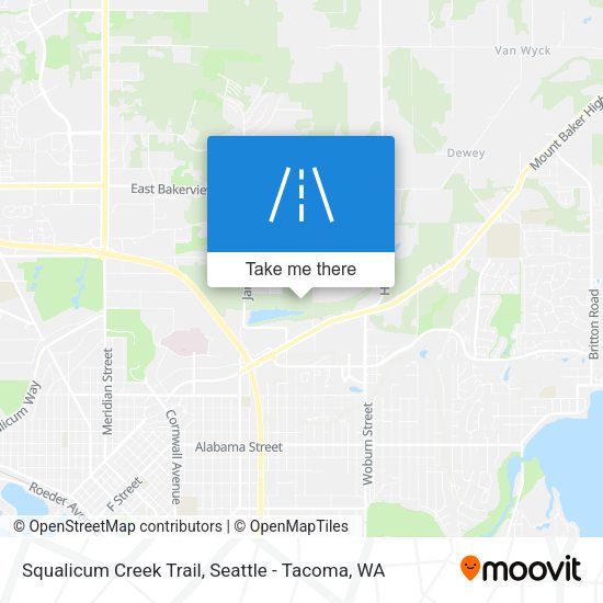 Squalicum Creek Trail map