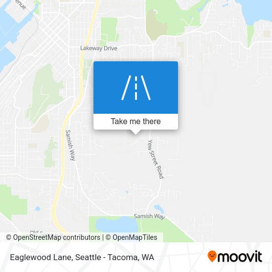 Eaglewood Lane map