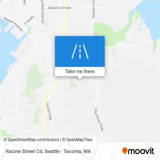 Racine Street Cd map