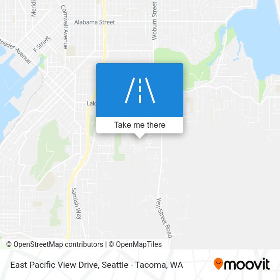 Mapa de East Pacific View Drive