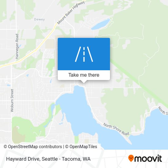 Mapa de Hayward Drive