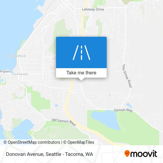 Donovan Avenue map