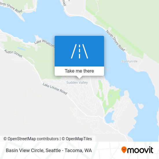 Basin View Circle map