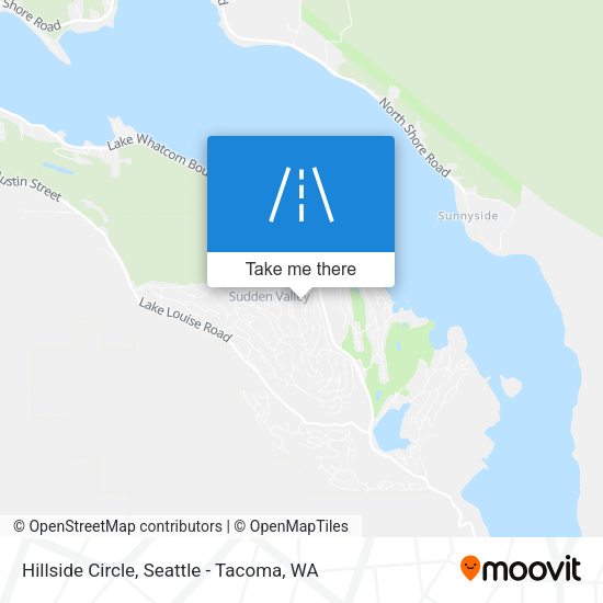 Hillside Circle map