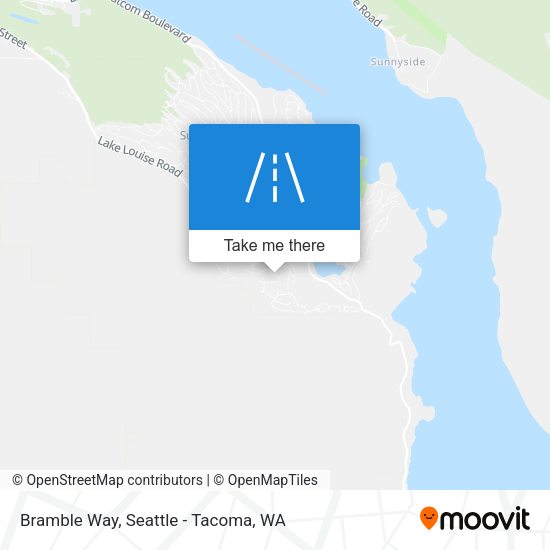 Mapa de Bramble Way