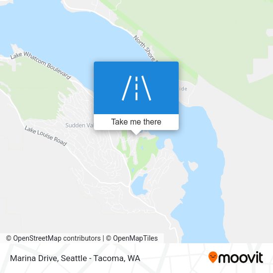 Marina Drive map