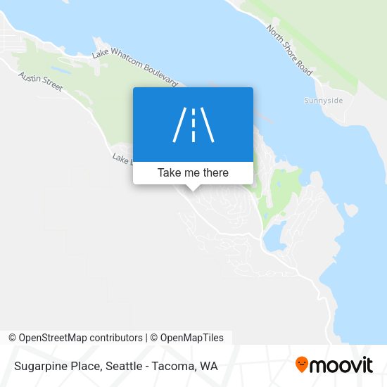 Sugarpine Place map
