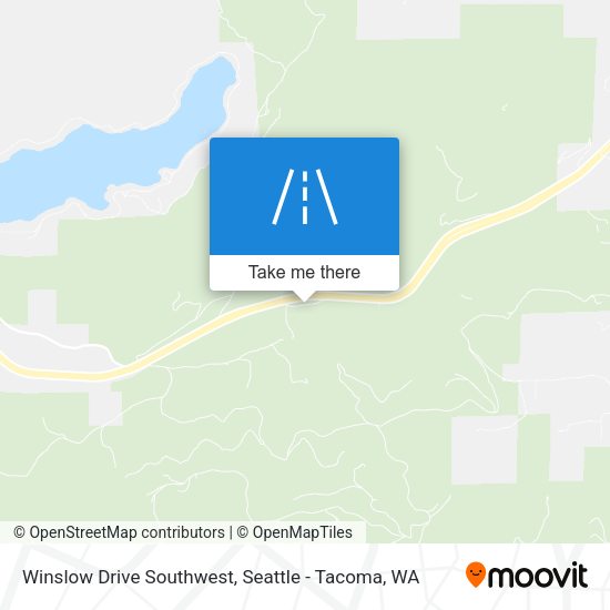Mapa de Winslow Drive Southwest